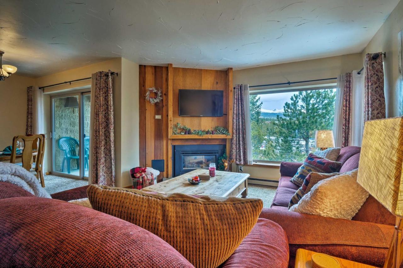 Cozy Ski-Inandski-Out Breckenridge Condo Mtn Views! Kültér fotó